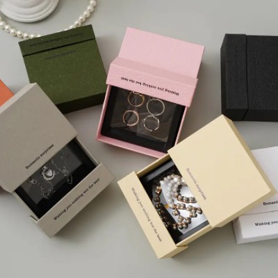 Luxury Small eco-friendly Cardboard Box Jewelry Packaging Mayor Jewellery Packaging Cajas Para Joyas / 2