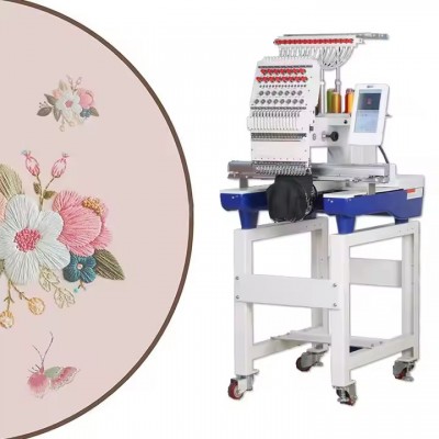 Yinghe Brand Single Head 15 Needles 360*510mm Automatic Embroidery Monogram Machine for Three Functi