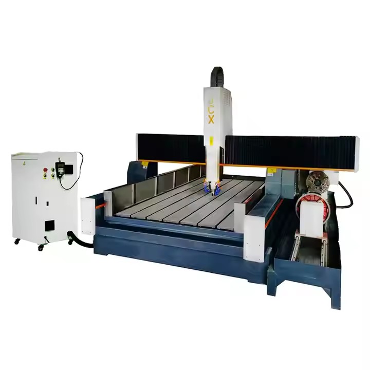 JCXstone 1325 Plane and cylinder engraving machine for CNC carving equipment of granite marble slate / 1