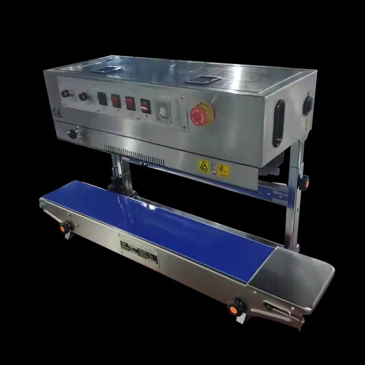 plastic bag sealing machine price Nitrogen filling bag sealer continues band sealer VERTICAL / 3