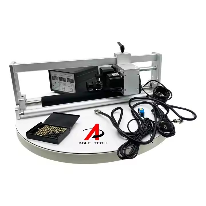 Friction ink roller coding machine AT1100a expiry date coding scratch resistant heat date code / 2