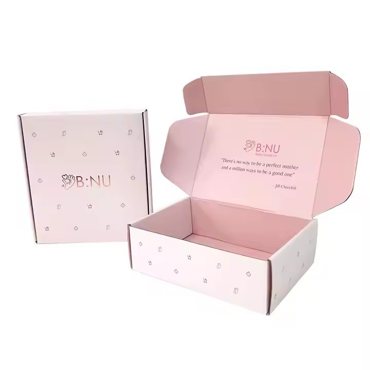 Custom Luxury Logo False Empty Press On Long Nail Magnetic Packaging Box With Window / 3