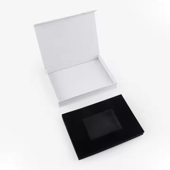 Manufacturer Custom Logo White Book Shape With Insert Electronic Gift Box Packaging Bag / 3