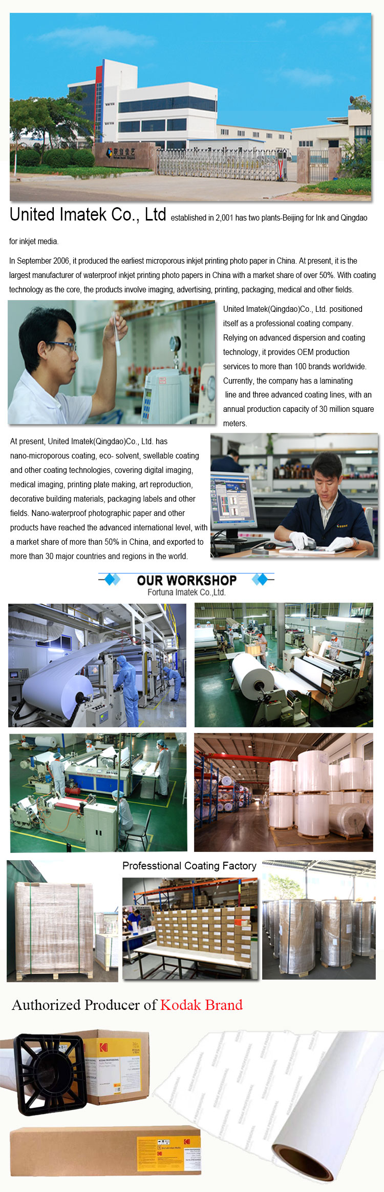 Top Grade in China Album Photo Paper for Digital Printing Ink Manufacturer Dry Minilab