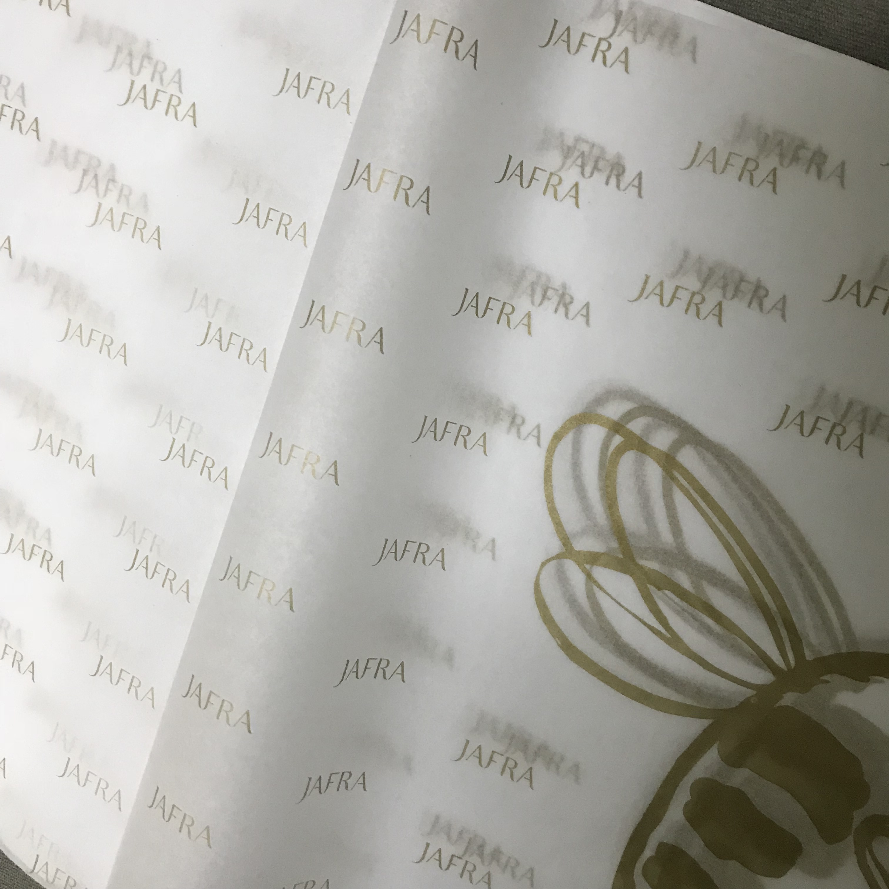 Custom Logo Food Grade Silicone Hamburger Packaging Grease Proof / Baking / Waxed Wrapping Paper Coated Pulp Greaseproof Paper