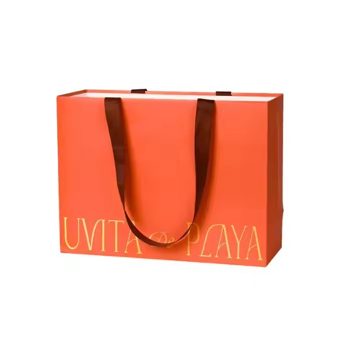 Customize your own logo gift bag designer luxury shopping bag retail hard cardboard paper bag packag / 2