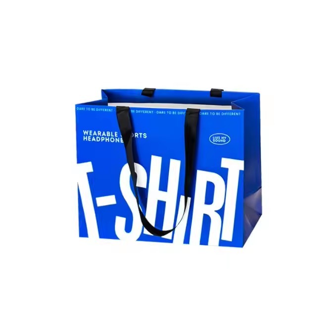 Customize your own logo gift bag designer luxury shopping bag retail hard cardboard paper bag packag / 3