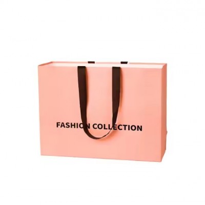 Customize your own logo gift bag designer luxury shopping bag retail hard cardboard paper bag packag